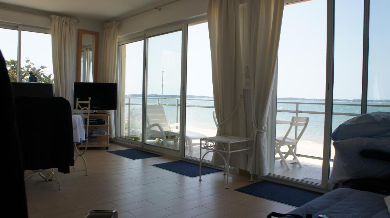 Appartement Arcachon Perreire Premiere Ligne Les Pieds Dans L Eau Vue Magnifique Sur Le Bassin Esterno foto